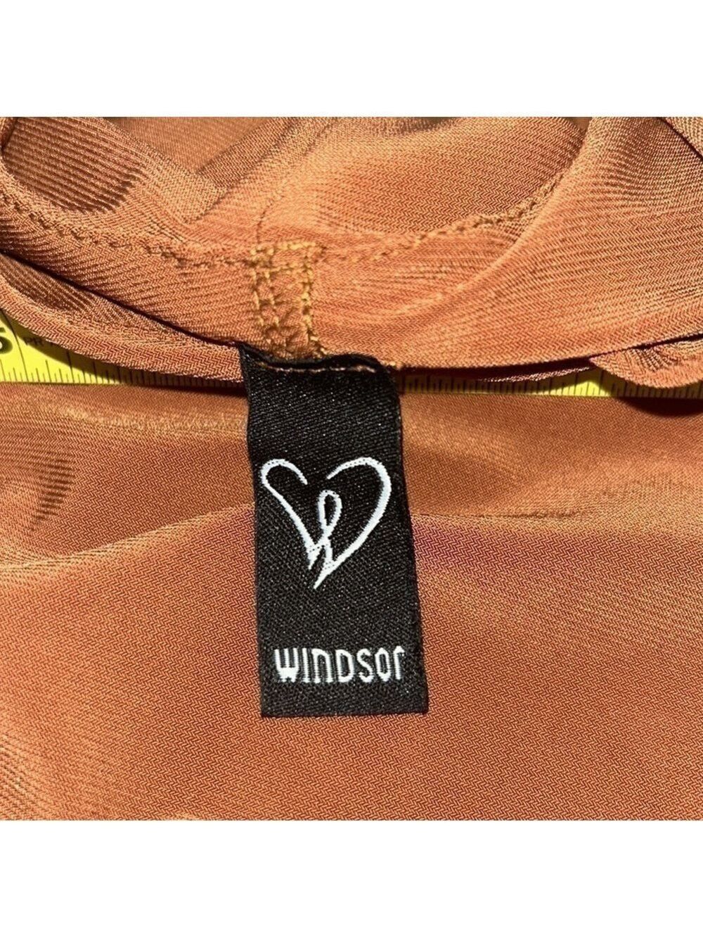 Windsor: Bodycon Dress in Cognac: Size S/M - Picture 6 of 7